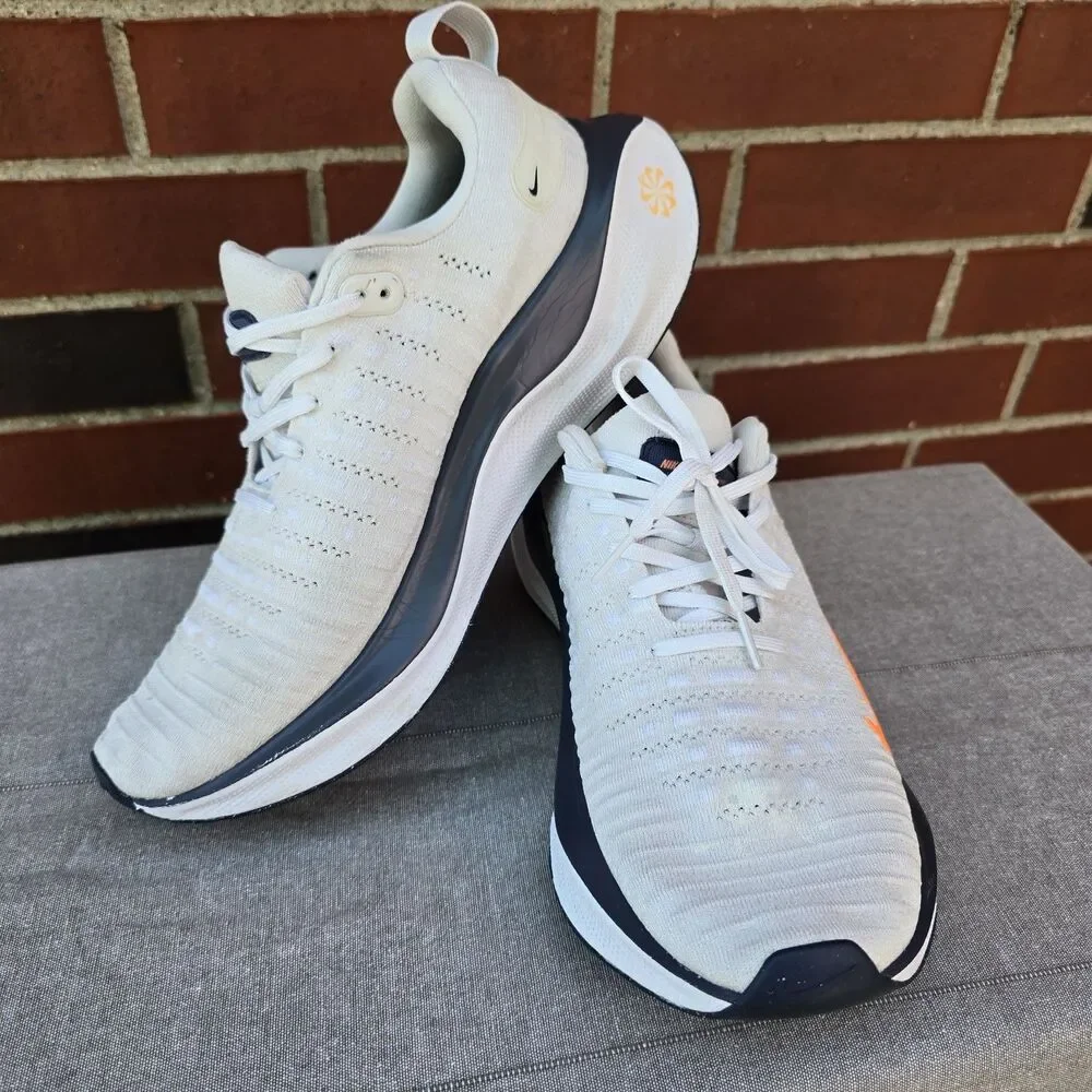 Nike ReactX Infinity Run 4 RN Platinum Tint Thunder Blue DR2665-010 Mens Sz 11.5